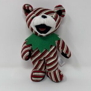 NWOT Candy Man Grateful Dead Liquid Blue Beanie Bear